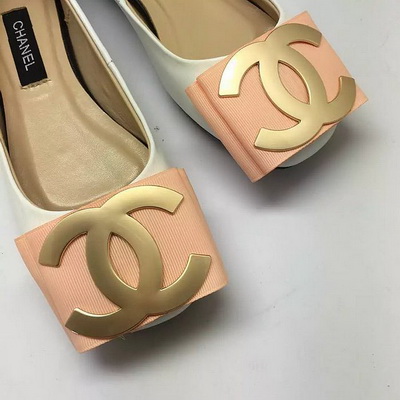 CHANEL Shallow mouth flat shoes Women--023